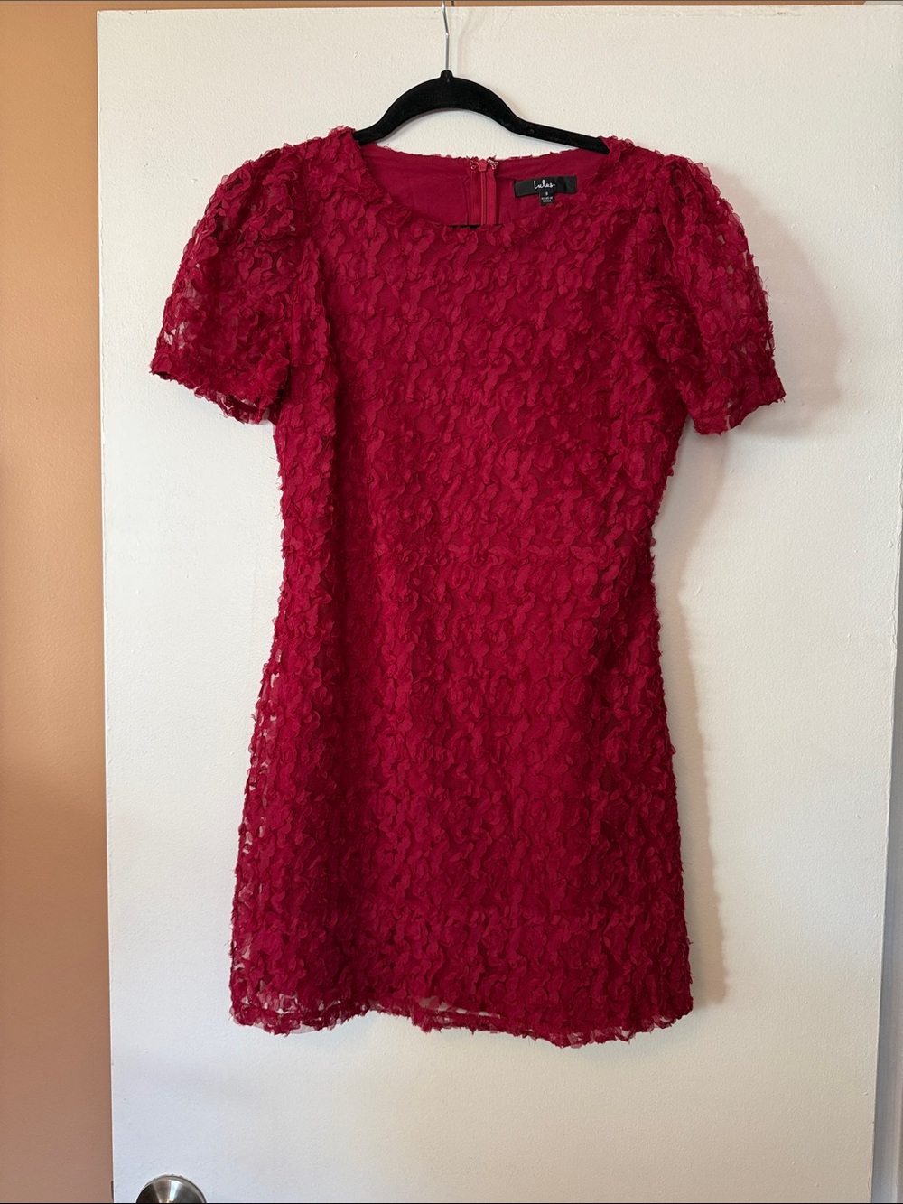 Lulu’s Floral Overlay Mini Dress